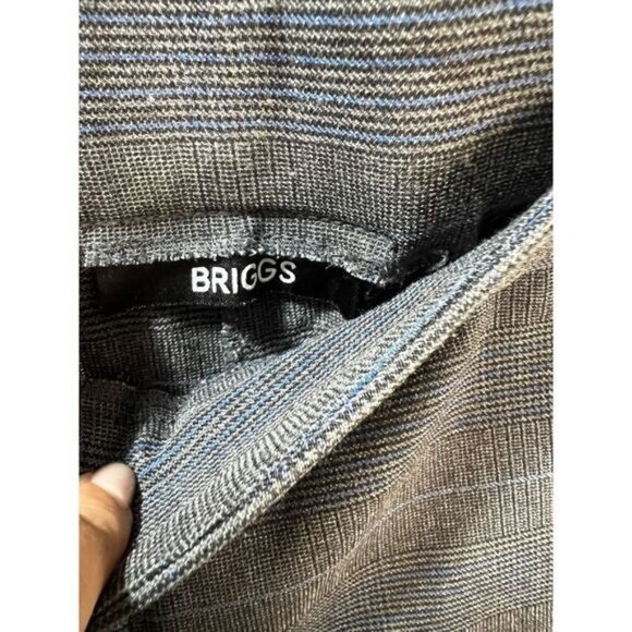 NEW Womens Briggs Plaid Pull On Pants Size 8 - Picture 3 of 5